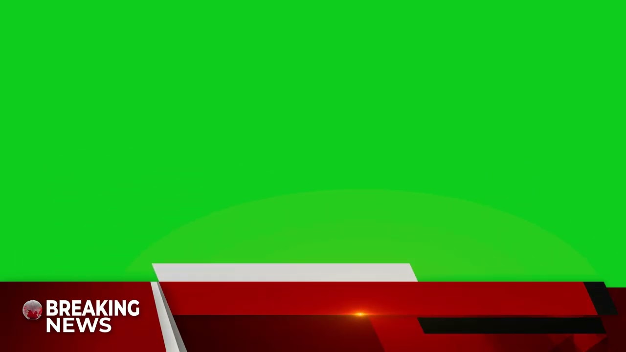 Breaking News Green Screen Template - Best for Kinemaster and Capcut 