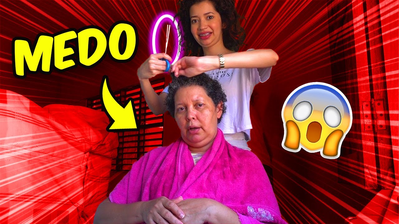 CORTEI O CABELO DA MINHA MÃE, QUE MEDO!