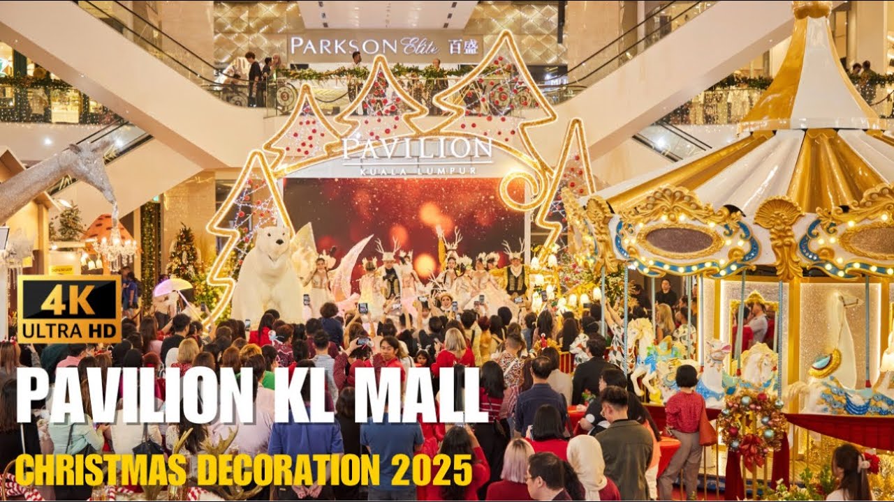 Pavilion KL Mall Christmas Decoration 🎄| [4K] Walking Tour 