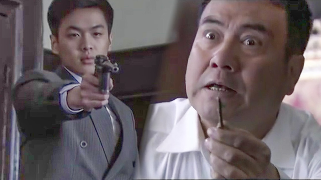 漢奸圍堵落單游擊隊員，本以為能打探機密，沒想到被對方輕鬆逃脫！#抗日 #kungfu