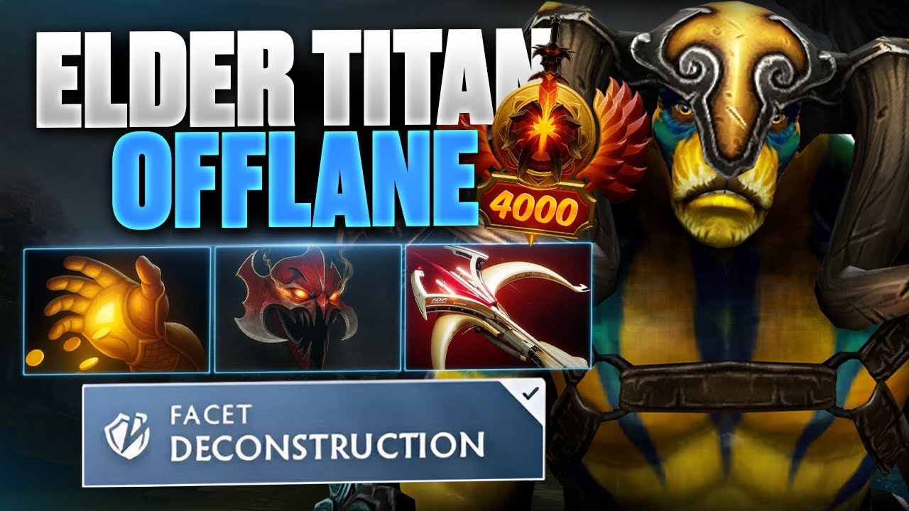 🔥OFFLANE ELDER TITAN НА 10К ММR  🔥
