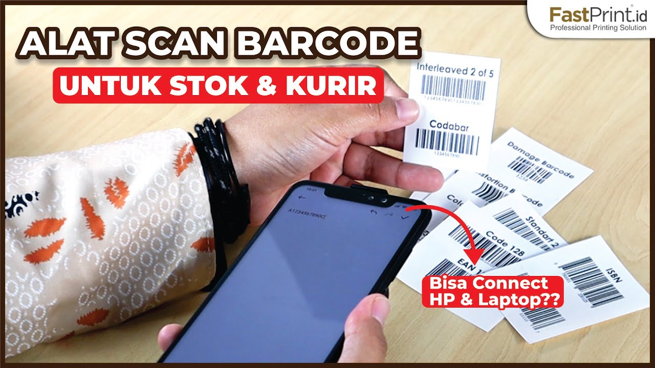 Review Fast Print Barcode Scanner Bluetooth | Alat Scan Barcode Gudang & Kurir