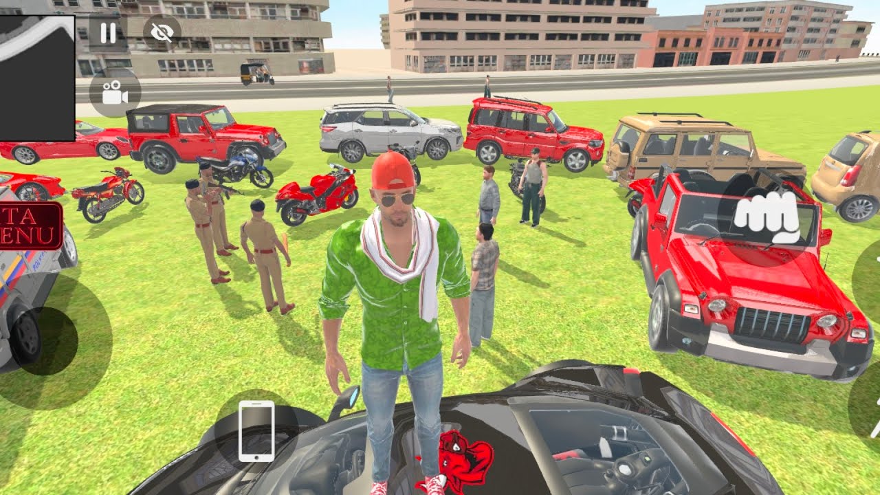 Indian Theft Auto Simulator 🔥 Ultimate Police Chase & Gangster Gameplay | Chill Game Aura #gaming 