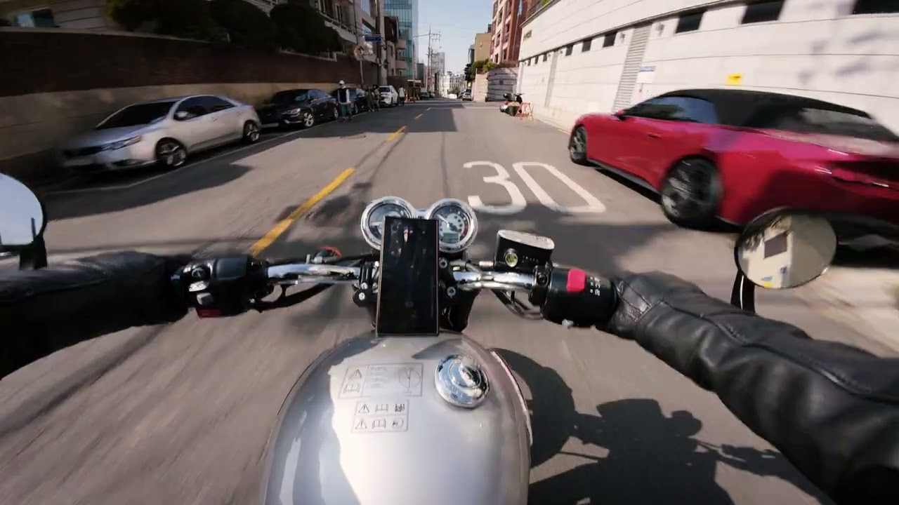 'BROWNER' Cafe Ride | Triumph Bonneville T100 | #ASMR #RAWONBOARD #POV #EXHAUSTSOUND
