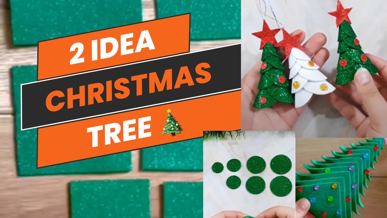2 Christmas Tree 🎄 Ideas School Competition #schoolcompetition #diy #christmas #video #viralvideo
