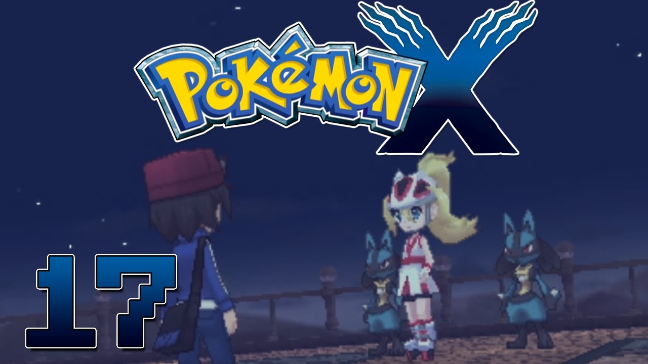 Let's Play Pokemon X Part 17 Mega Lucario & Mega Ring - Gameplay Walkthrough