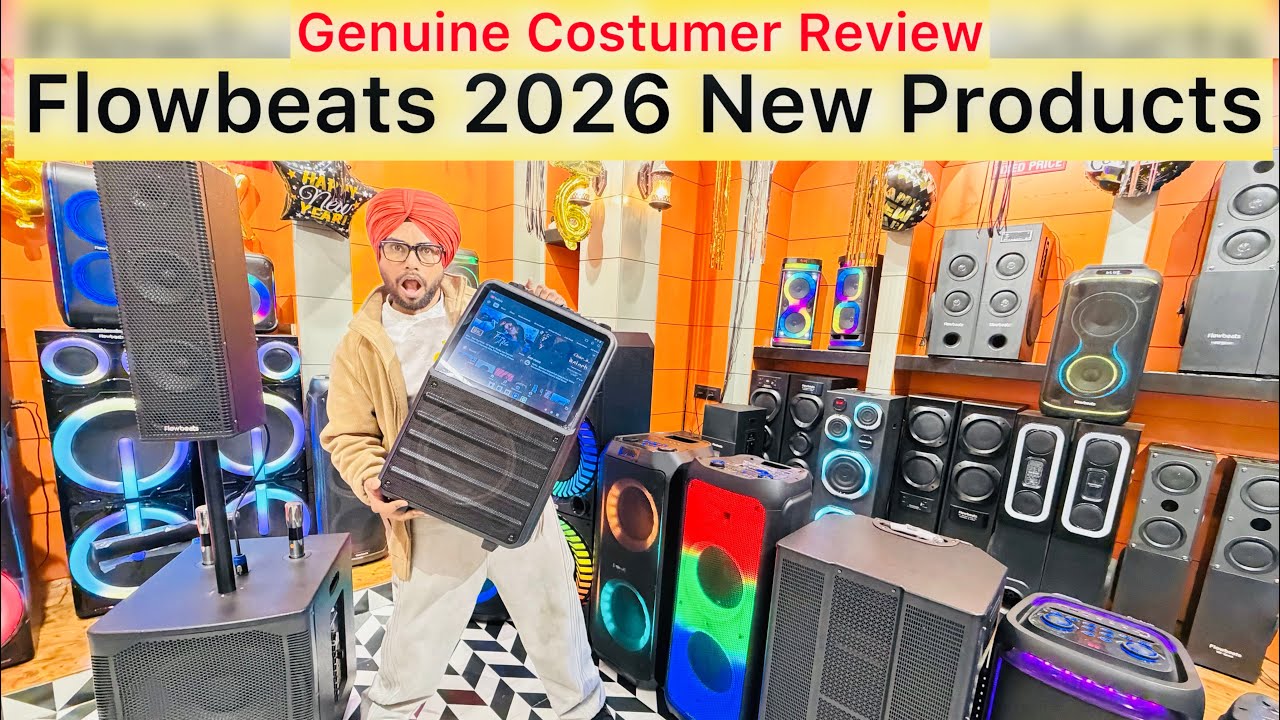 Flowbeats 2026 Genuine Costumer Review || Display Speaker Heera 6 Pro Super Massive Heavy Bass