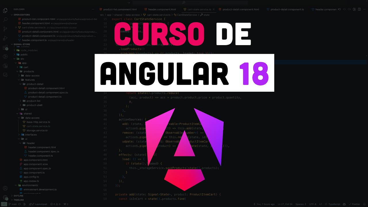 🔥 ¡Curso de ANGULAR 18! Crea tu Propio e-commerce con Carrito de Compras 🚀