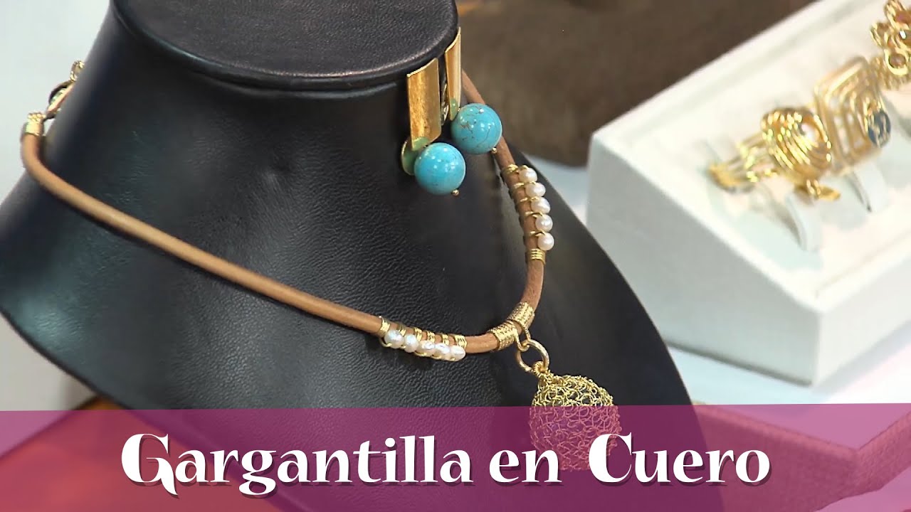 Aprenda y Venda - Gargantilla en cuero