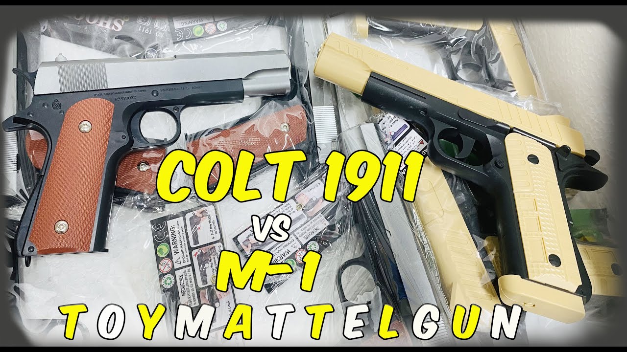 Colt 1911 vs M1 Pistol 🔥 | Metal Toy Guns | Real Feel, Real Power! ⚡ | Realistic Toy Guns