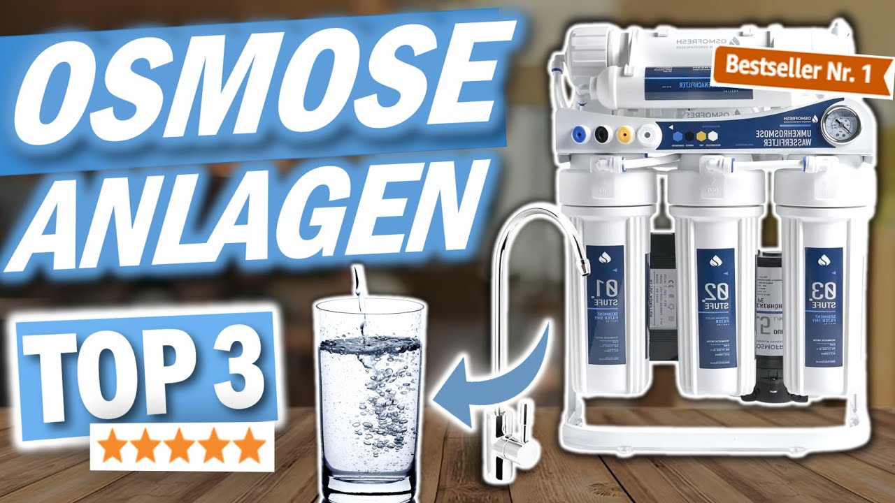 EINBAU OSMOSEANLAGEN kaufen: Top 3 Einbau Osmoseanlagen 2026 im Vergleich!