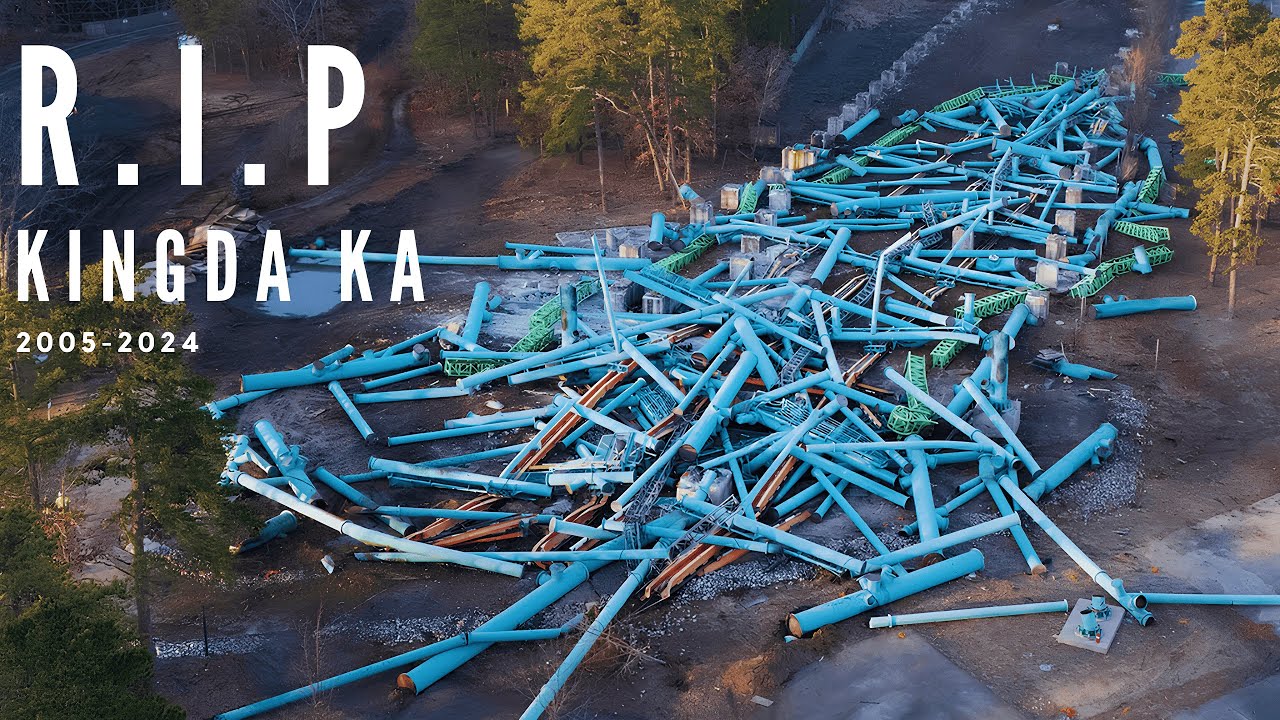Kingda Ka Implosion 28th February 2025 Footage