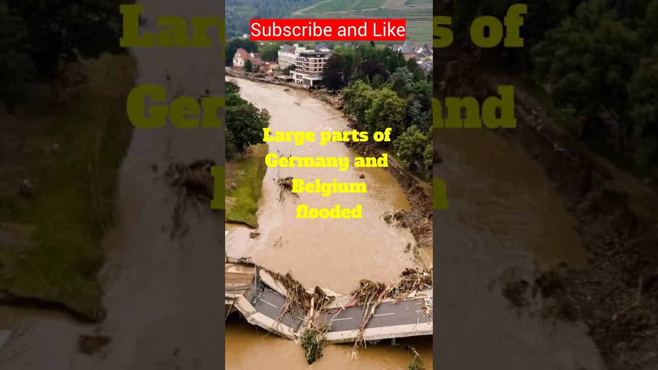 DEADLY FLOOD Summer 2021 #shorts #deadly #disaster #germany