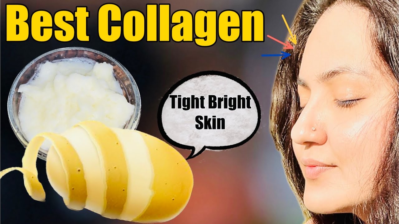 Homemade *COLLAGEN* BOOSTING FACE MASK for Tight Supple Bouncy Glowing Skin | 100% Results💕