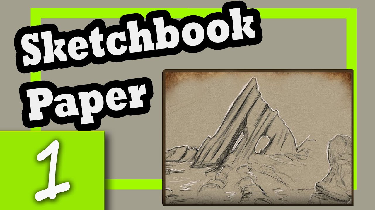 Sketchbook #01 - Paper Texture Tutorial | deutsch |