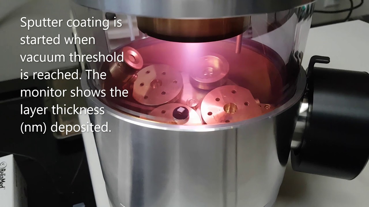 Sputter Coating Samples for Scanning Electron Microscope Cressington 108