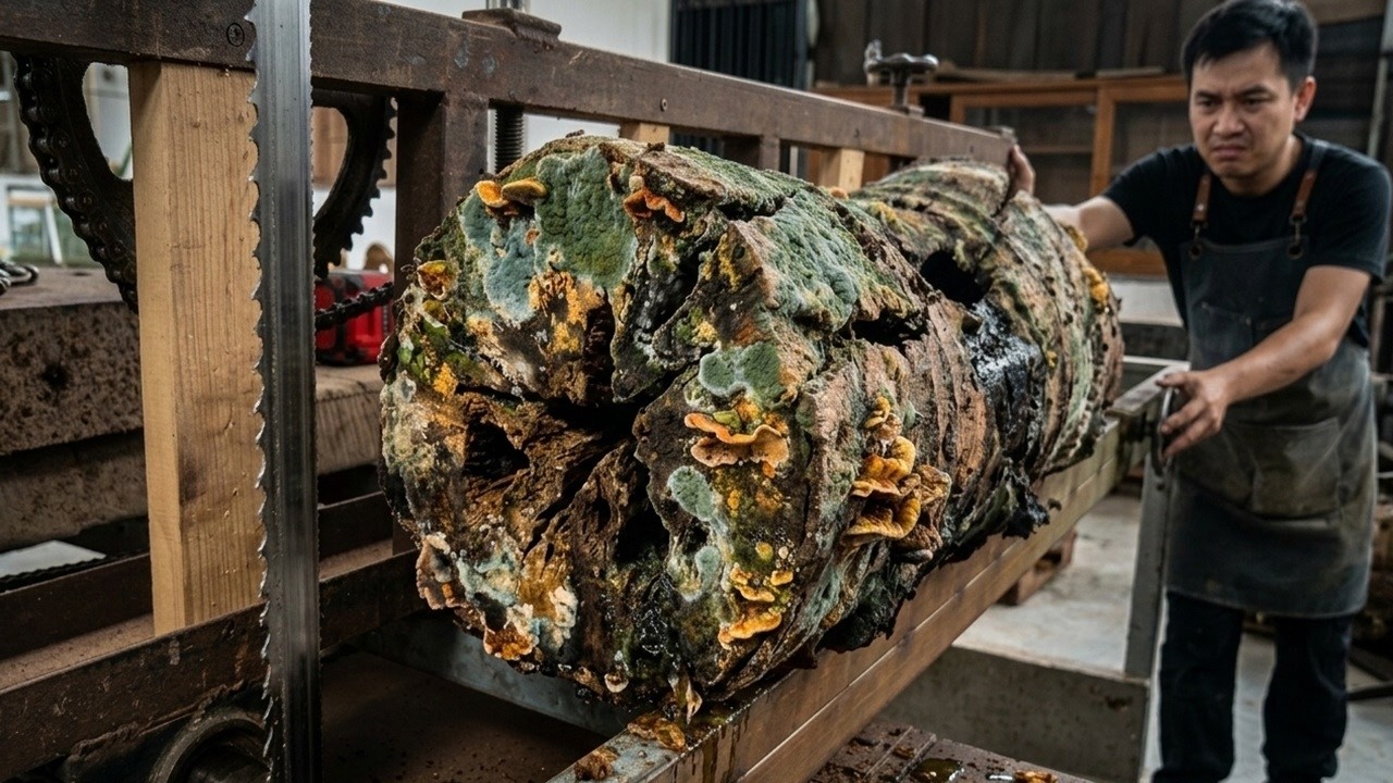 I Turned a Dead Coconut Tree into a Million-Dollar Masterpiece!