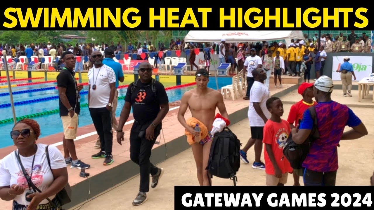 ABEOKUTA NIGERIA | GATEWAY GAMES 2024 SWIMMING COMPETITION AT THE MKO ABIOLA STADIUM