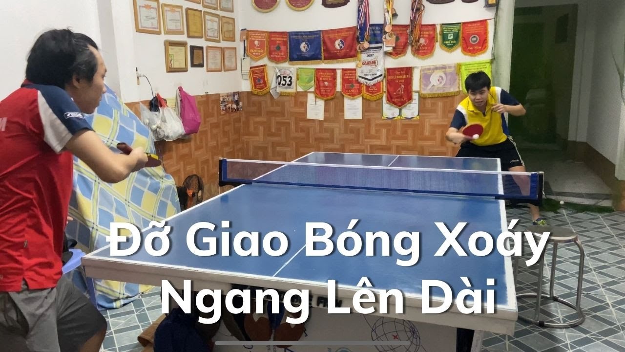 #28: Chia Sẻ Cách Đỡ Giao Bóng Xoáy Ngang Lên Dài | Trả Giao Bóng Con Lắc Thuận Xoáy Ngang Lên Dài