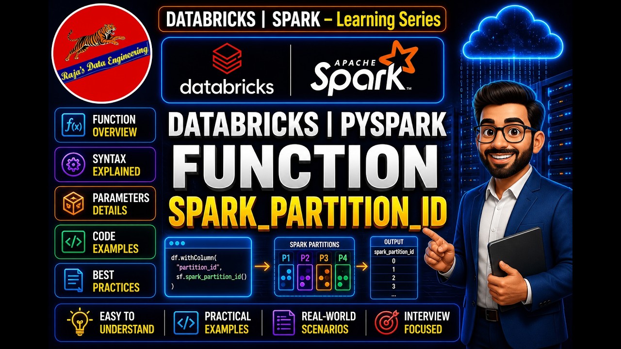 69. Databricks | Spark | Pyspark | Перекос данных | Вопрос на собеседовании: SPARK_PARTITION_ID