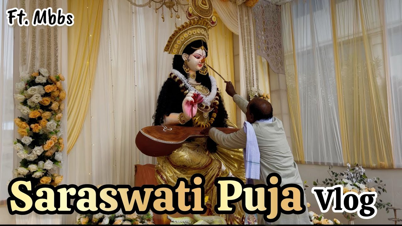 Medical college Saraswati puja vlog //Ft.Mbbs