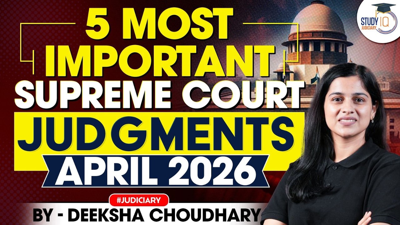 Most Important Legal Updates of April 2026 | Complete Guide | By Deeksha Choudhary