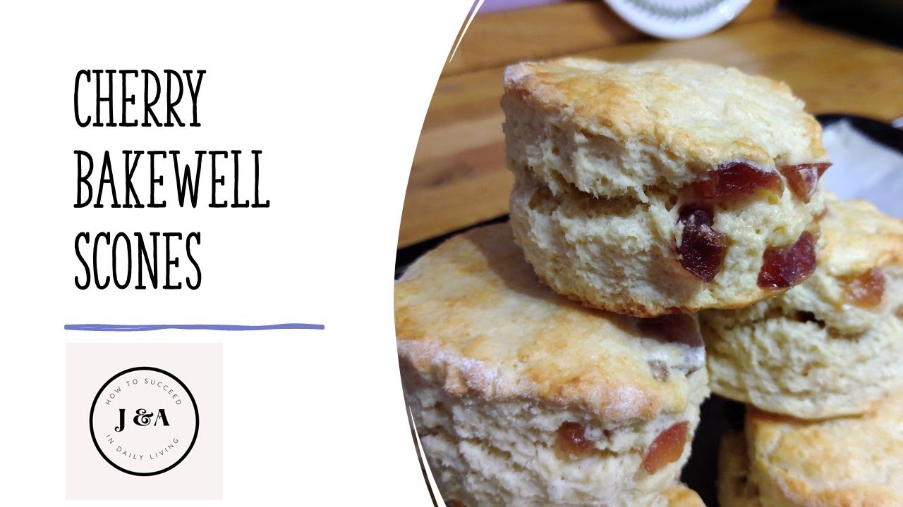 Scone recipe, cherry scone recipe, cherry Bakewell scones , Be-Ro Scones, #sconerecipes