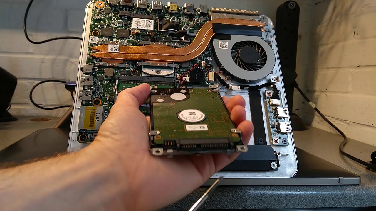 Inspiron 2350 AIO: как заменить или обновить жесткий диск