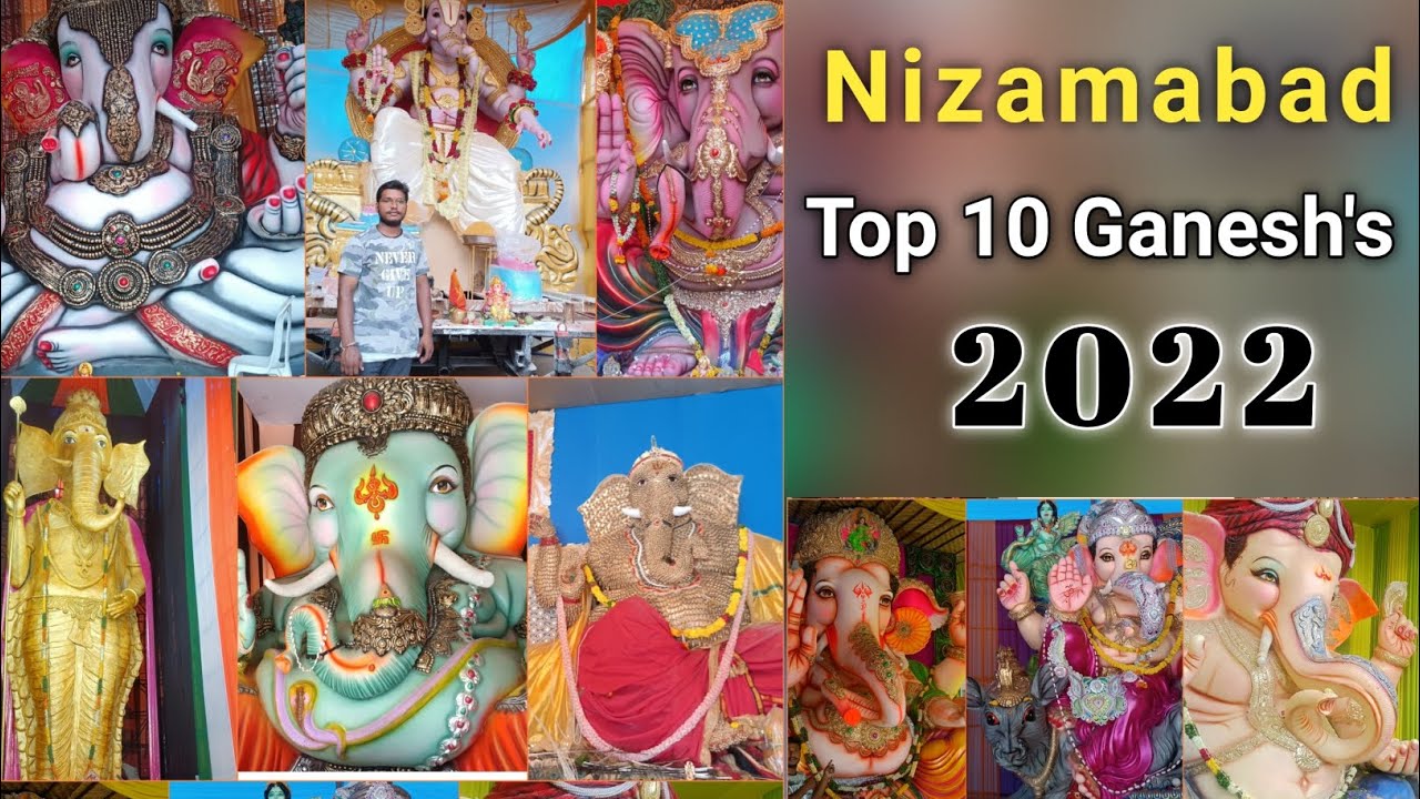 Nizamabad's Top 10 Ganesh Idols 2022 | Top 10 Biggest Ganesh's 2022 | Ganesh Chaturthi 2022