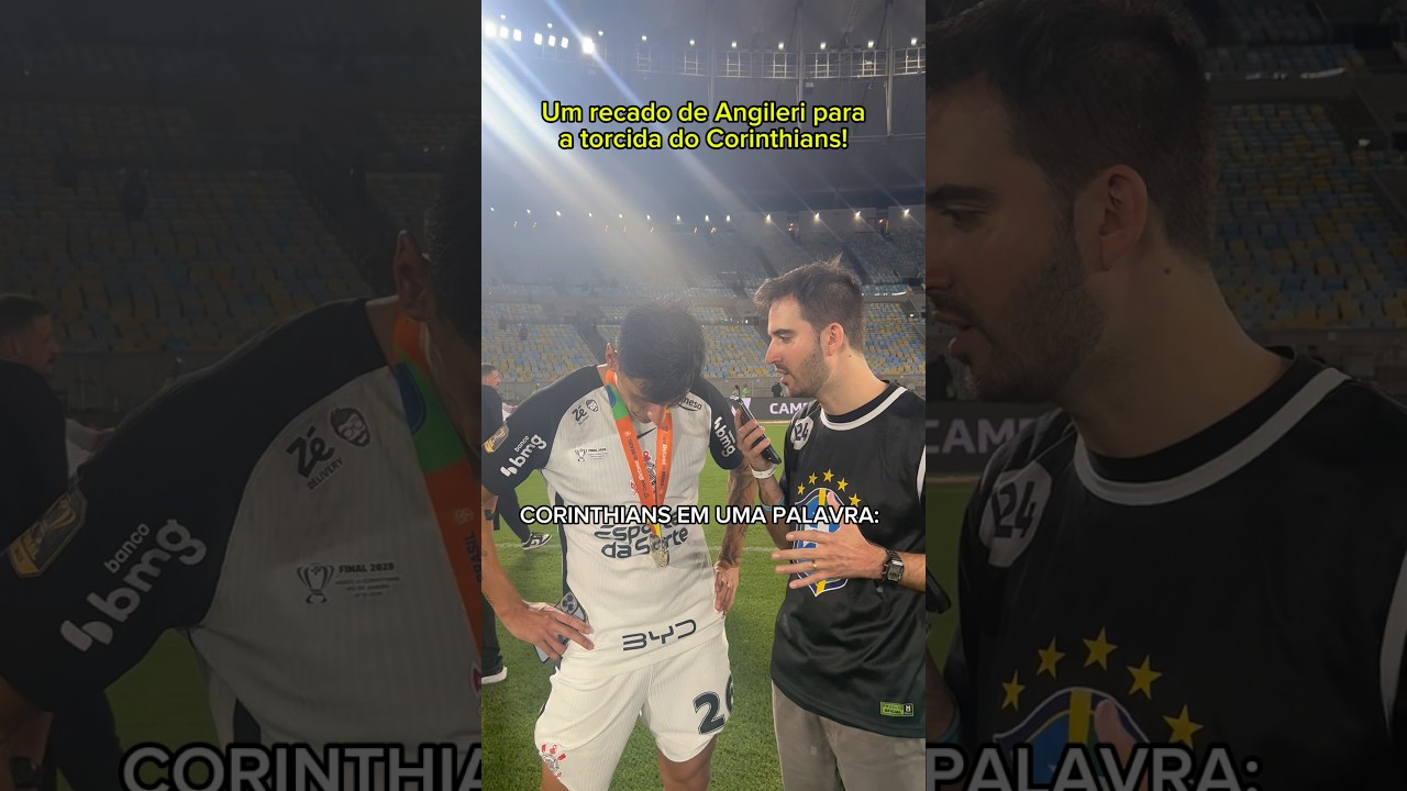 Um recado de Angileri para a torcida do Corinthians! 