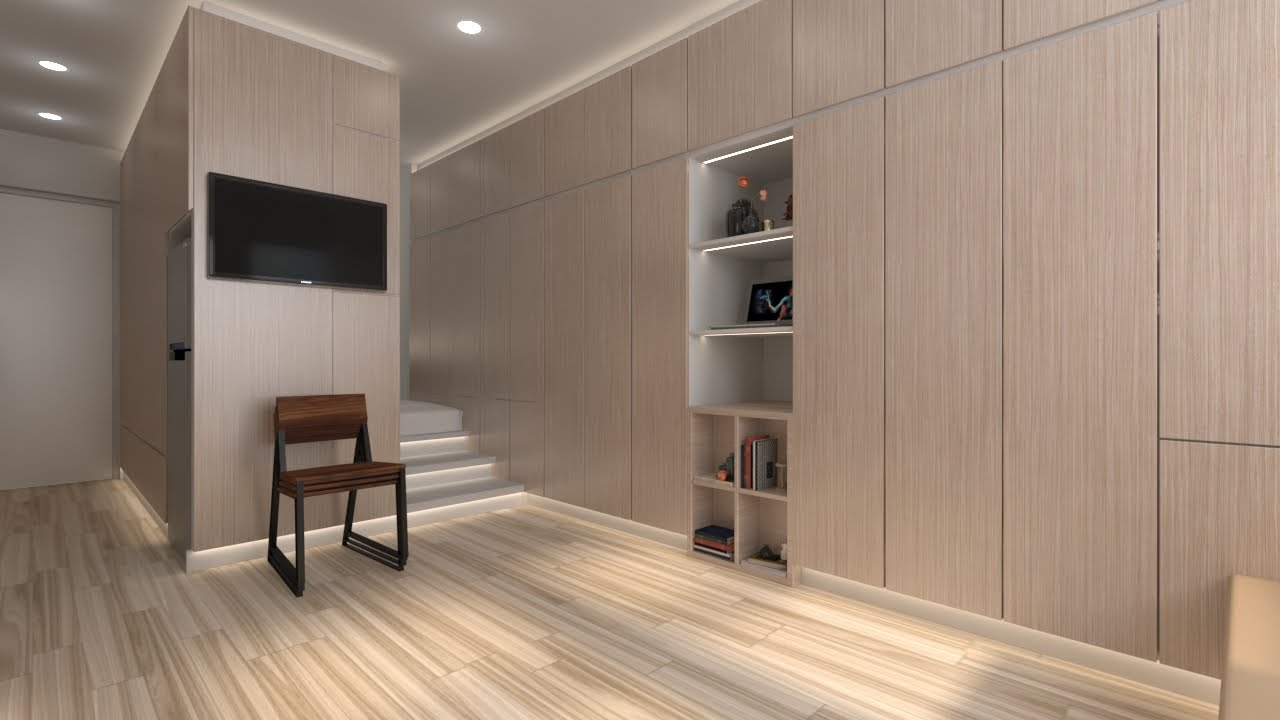 Micro Apartment, 28m2, Super Minimalist Concept in New York