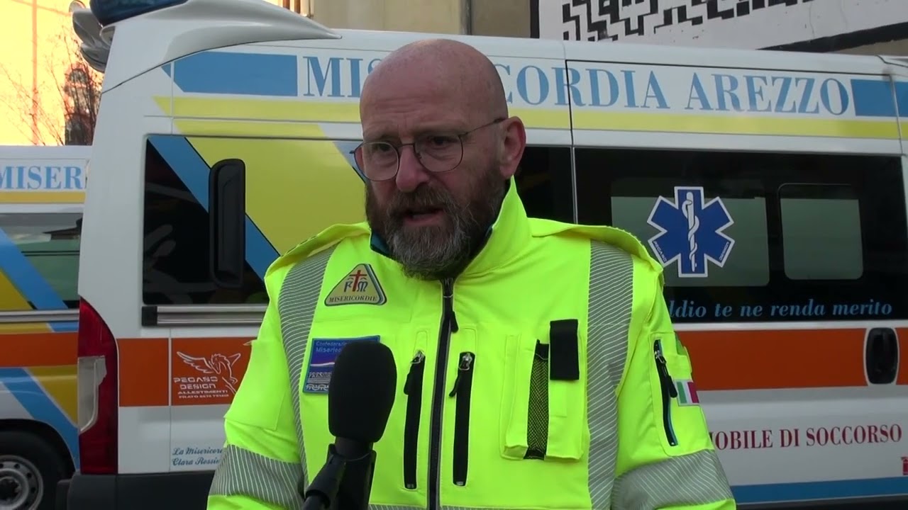 L'appello del presidente delle Misericordie che incontriamo ad Arezzo