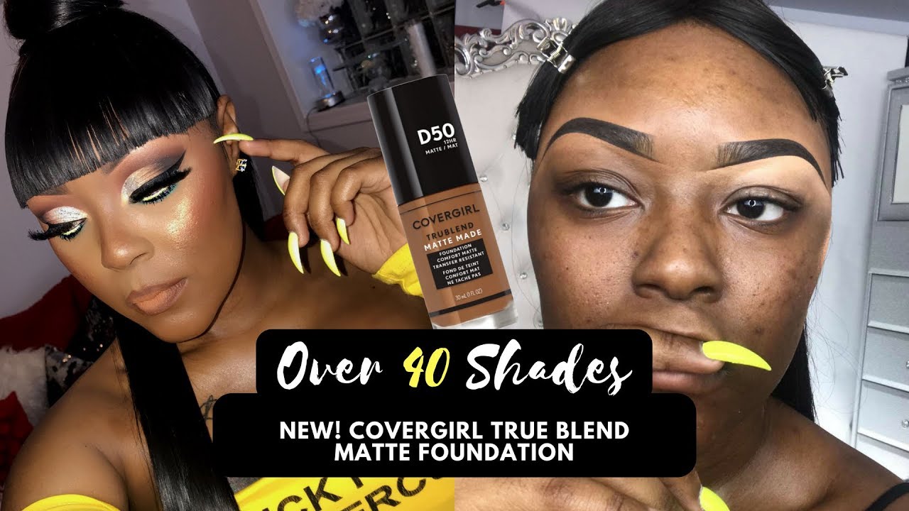 New Covergirl Matte True Blend Foundation + Eye Look | Briana Marie