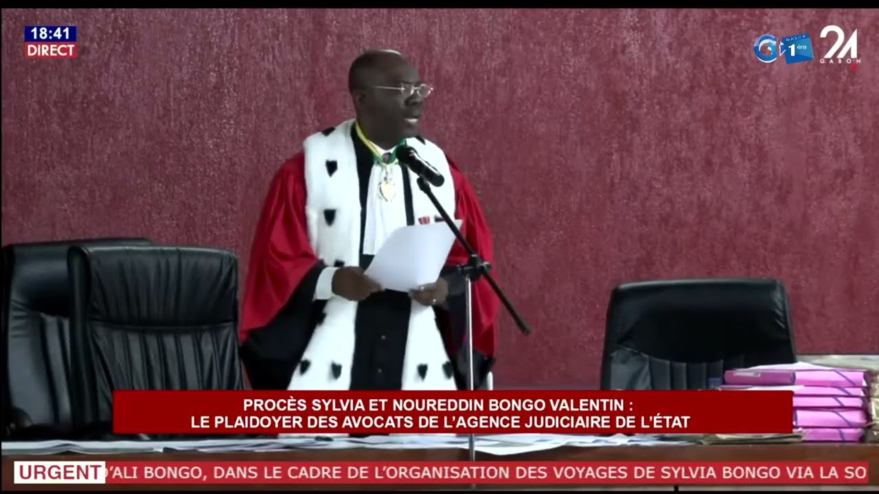🔴Procès BONGO-VALENTIN: le plaidoyer des avocats de l'Agence Judiciaire de l'Etat