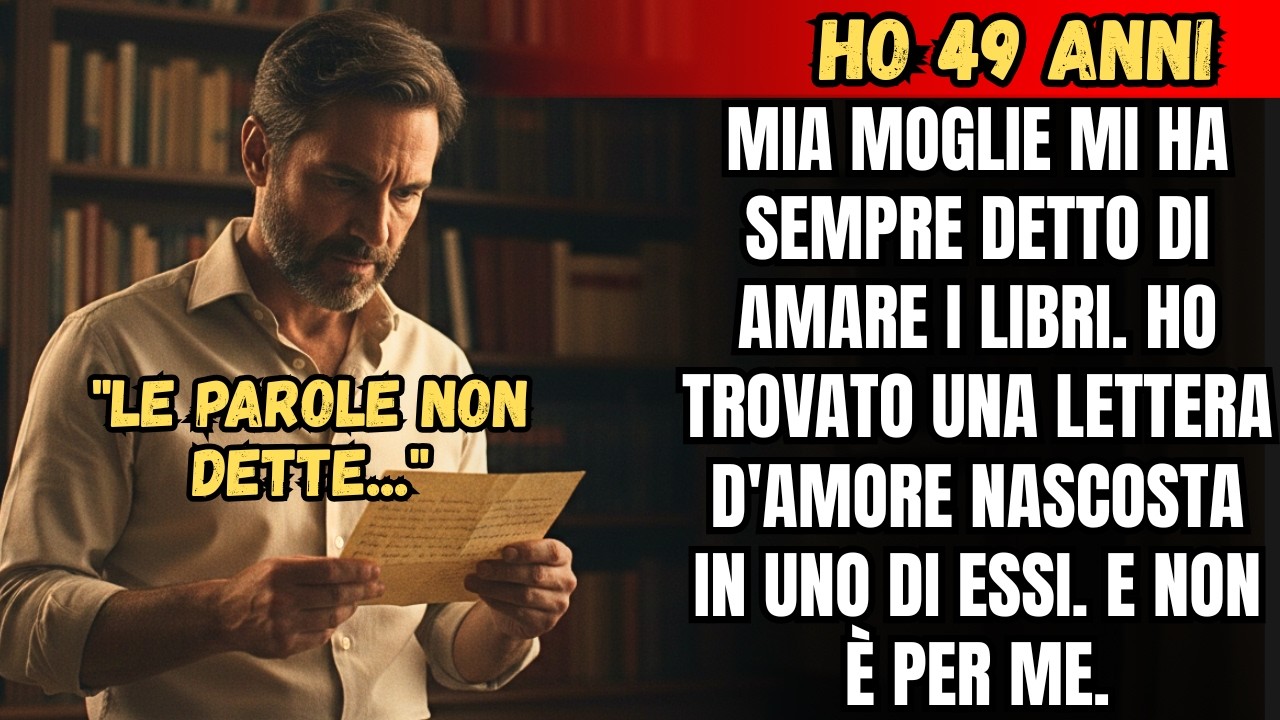 MIA MOGLIE MI HA SEMPRE DETTO DI AMARE I LIBRI. HO TROVATO UNA LETTERA D'AMORE NASCOSTA IN UNO DI...