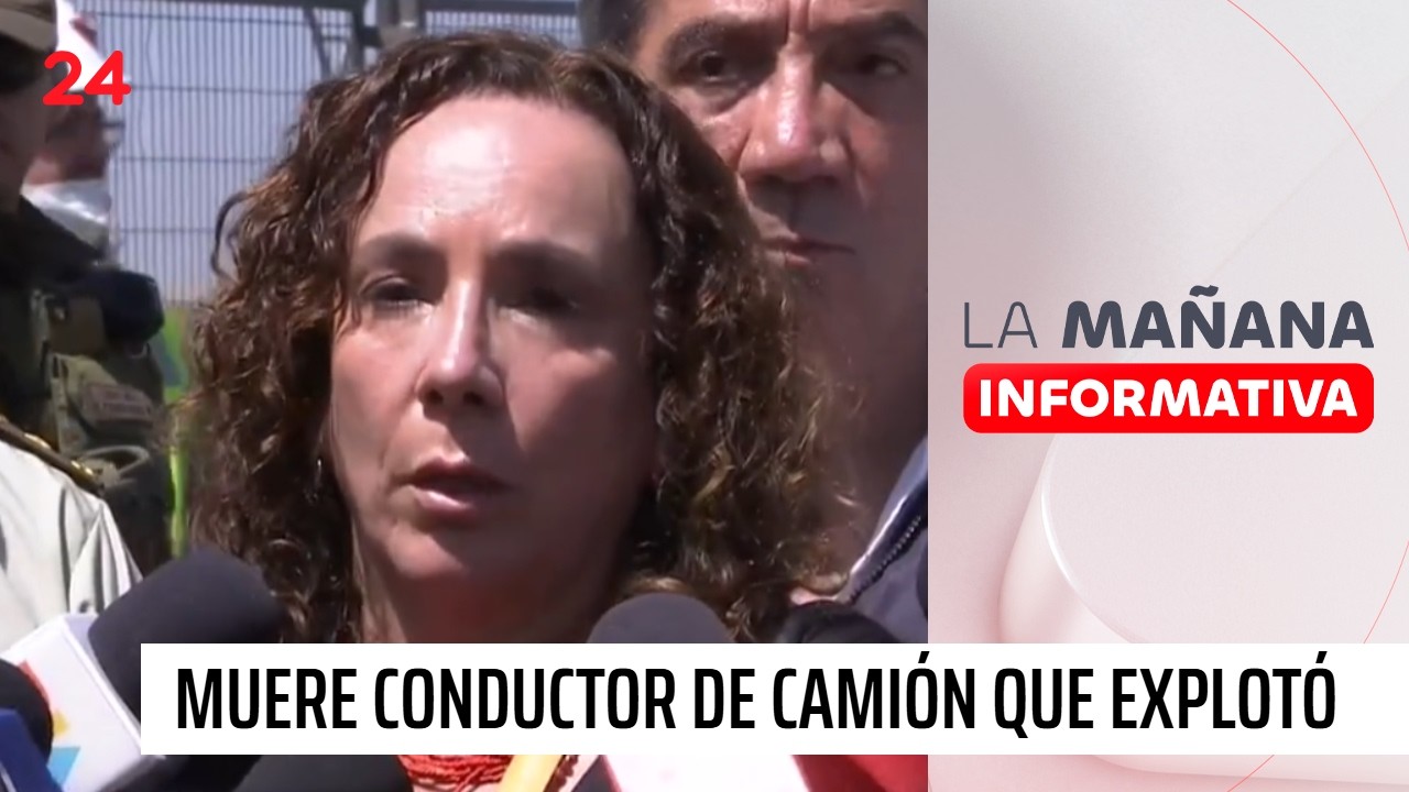 Muere conductor de camión con gas líquido que explotó en Renca | 24 Horas TVN Chile