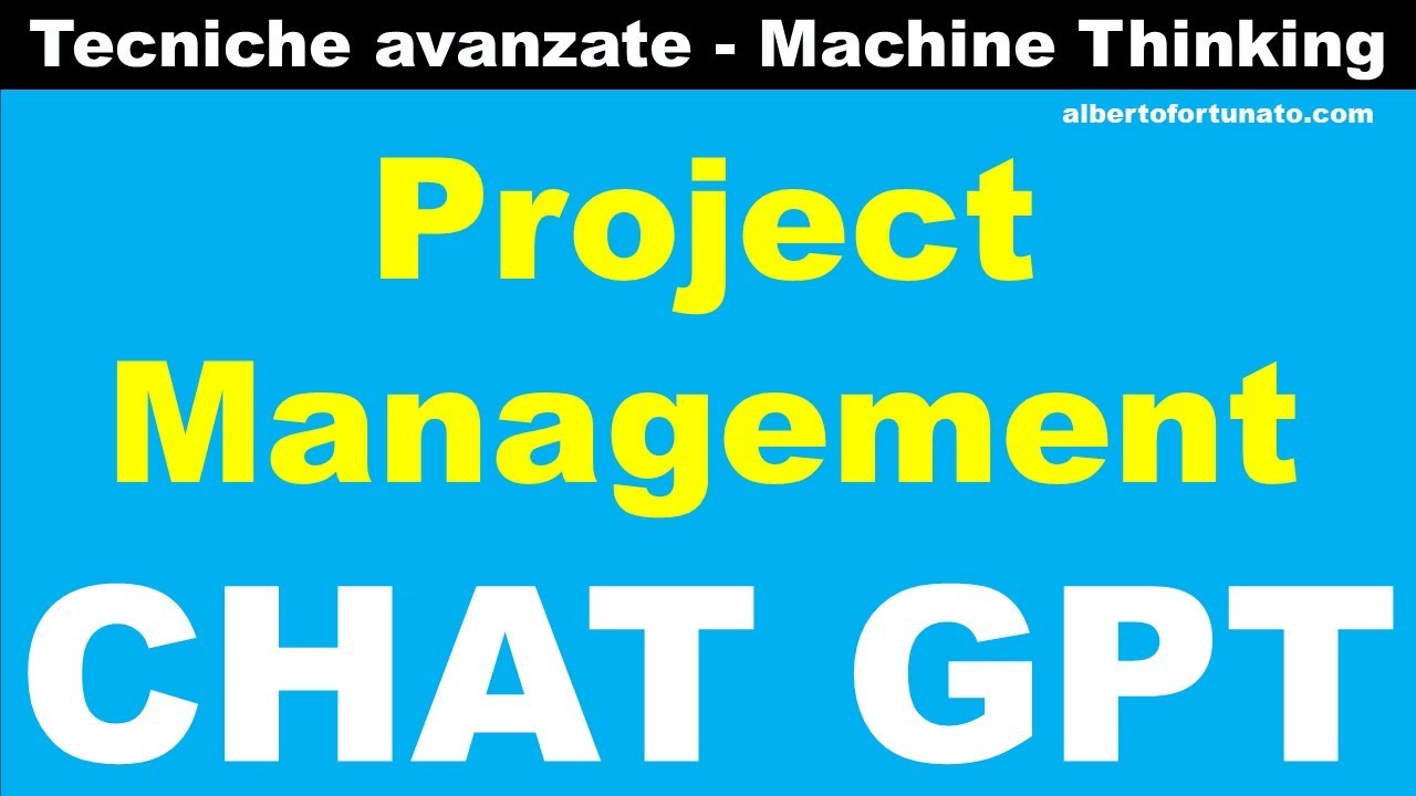 Project management: Obiettivi e piani in chat gpt