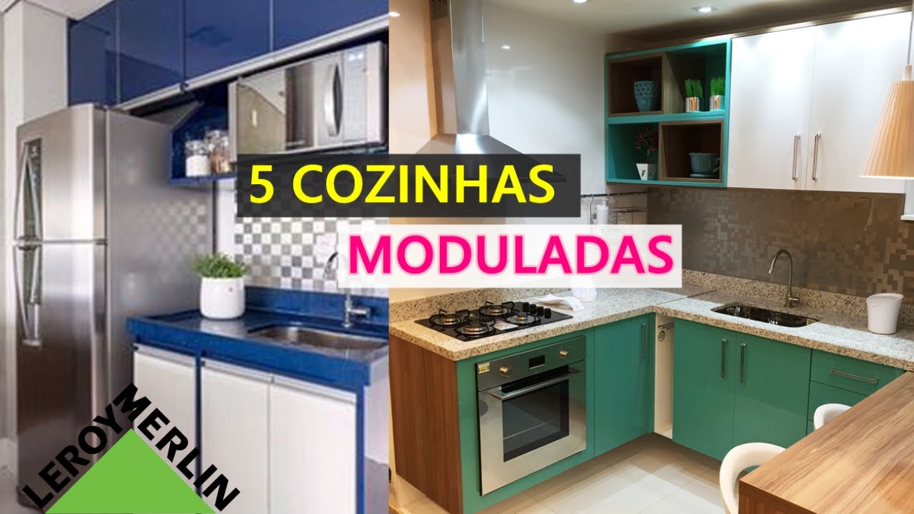 Inspire se: com essas 5 COZINHAS moduladas  / LEROY MERLIN!