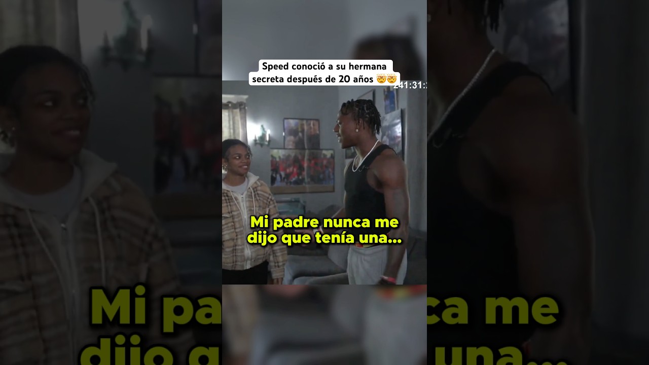 Speed conoci&oacute; a su hermana secreta despu&eacute;s de 20 a&ntilde;os 🤯🤯 #ishowspeedclips
