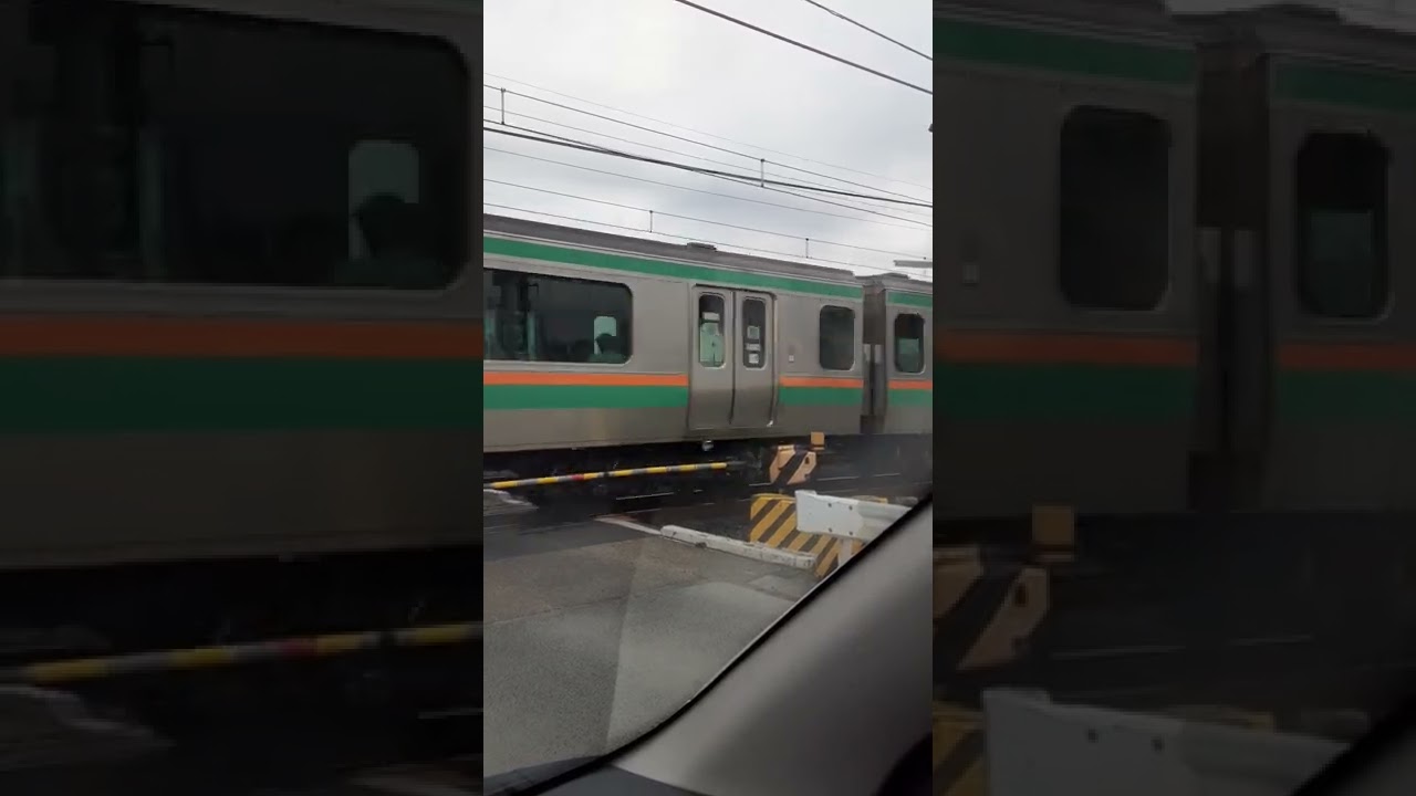 🚉電車と踏切カンカン 