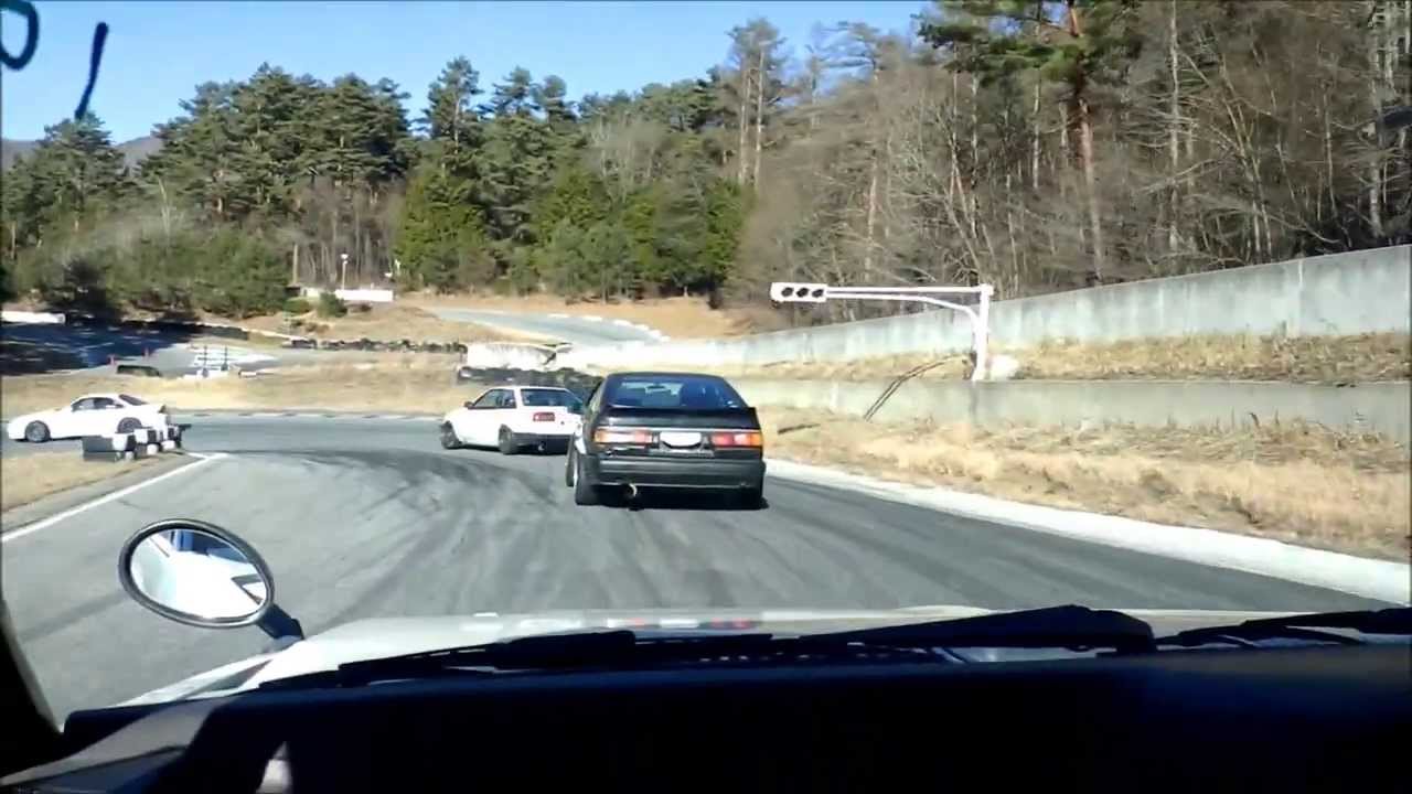 [JDM] ドリフトアンサンブル走行会　AE86　2013 12 15
