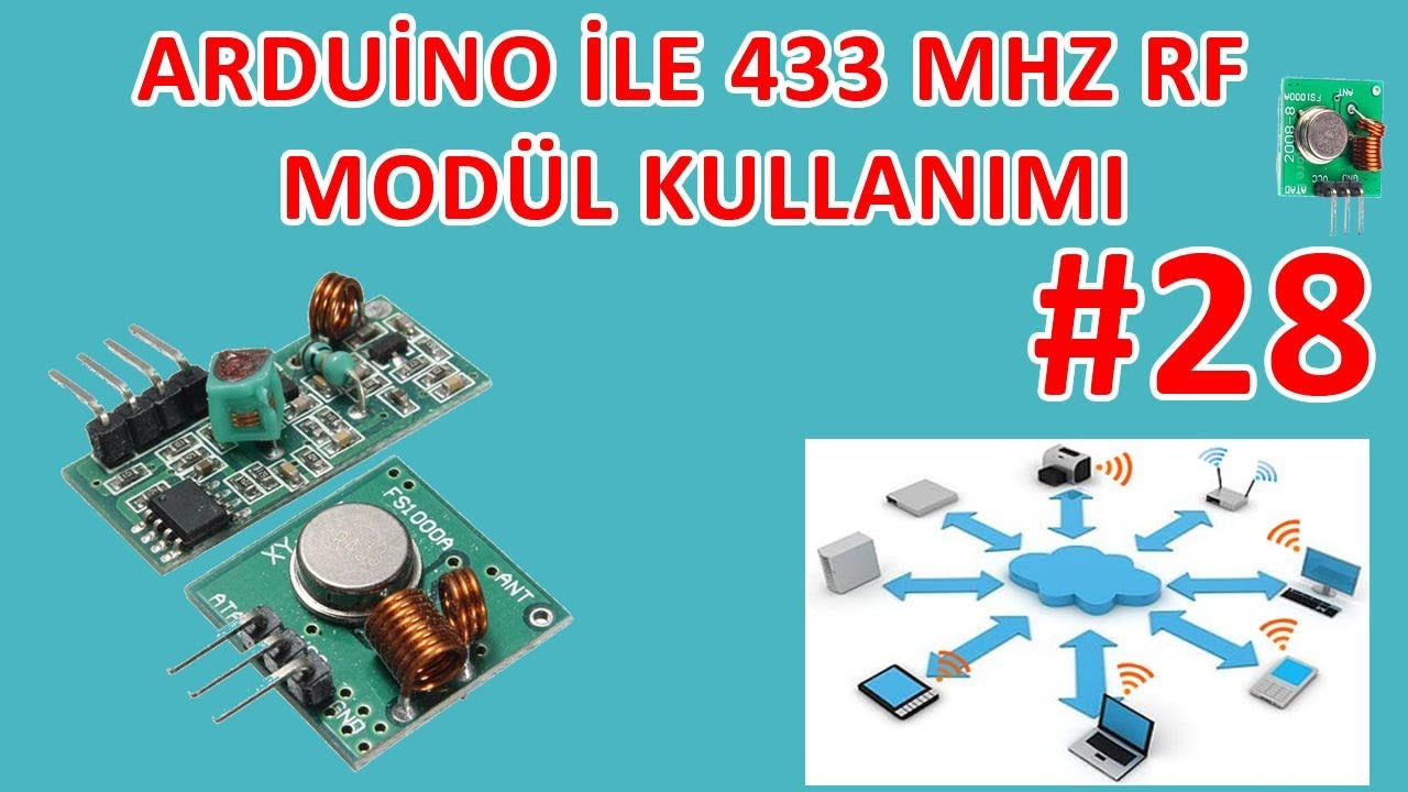 Arduino ile Kablosuz İletişim Kurmak - 433 Mhz RF Modül Kullanımı - Robotik Kodlama Eğitimi #28