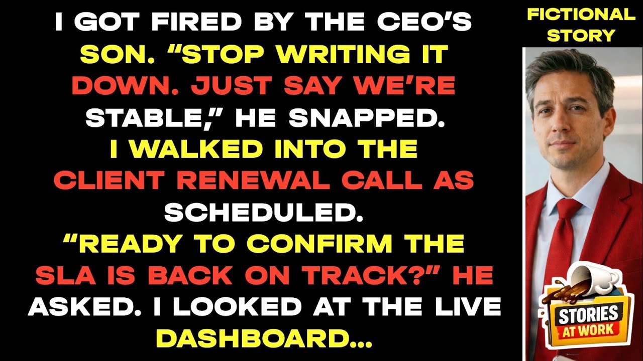 AITA After the SLA Broke, 55 Clients Moved Their Contracts — I Got Fired by the CEO’s Son.