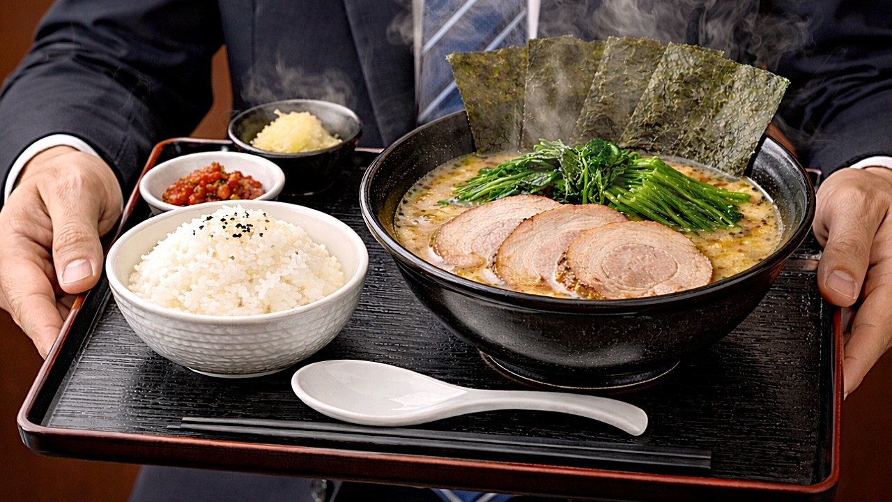 How a 12-Hour Shift Ends in Japan: The $5.5 Brain Reboot.（midnight ramen🇯🇵）