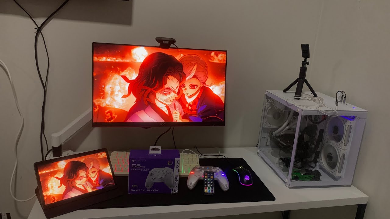 fazendo upgrade estetico  no pc. deu ruim no led
