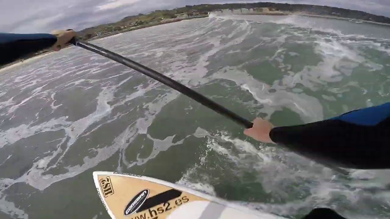 🏄 Hendaye surf: stand up paddle surfing | (On Board GoPro Hero 4) | 🥇 BEST VIDEO