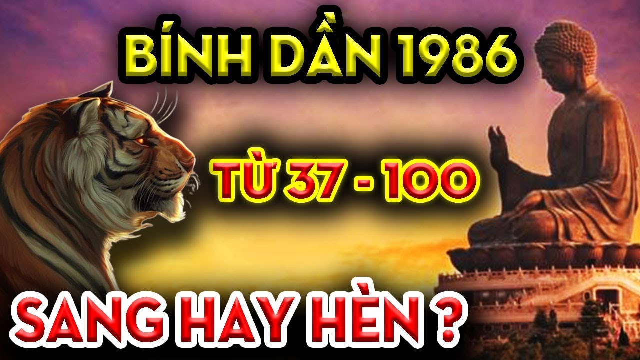 Hé Lộ Chuẩn Nhất, Tuổi Bính Dần 1986 Từ 37 Đến 100 Tuổi Thịnh Suy Ra Sao? Vinh Nhục Thế Nào?
