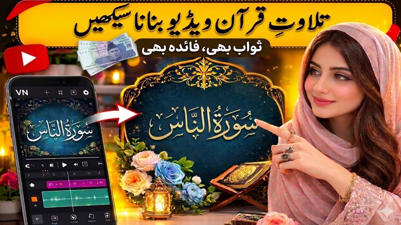 How to Make Quran Tilawat Videos Without Copyright  | Quran Tilawat Ki Video Kaise Banaye