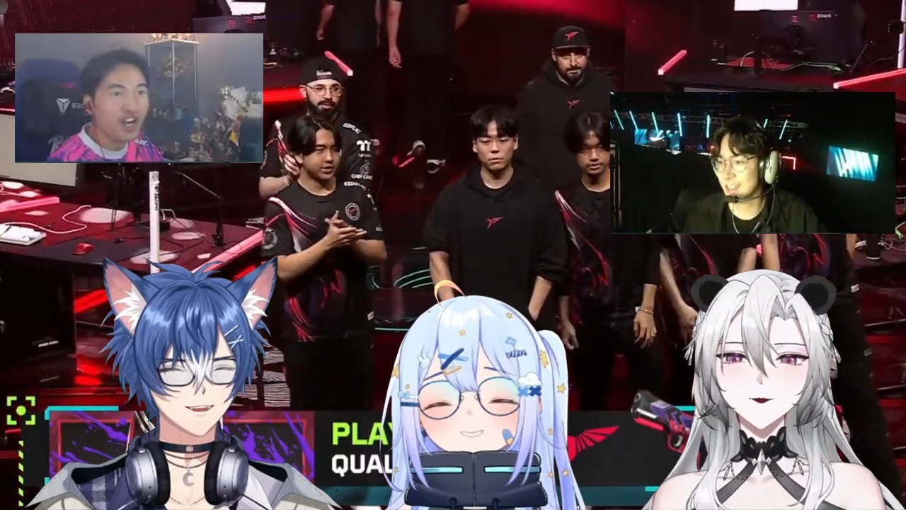 Reactions CGRS, Tenz and VTuber when Talon beat T1 Qualified to playoffs in VCT Pacific Stage - 1
