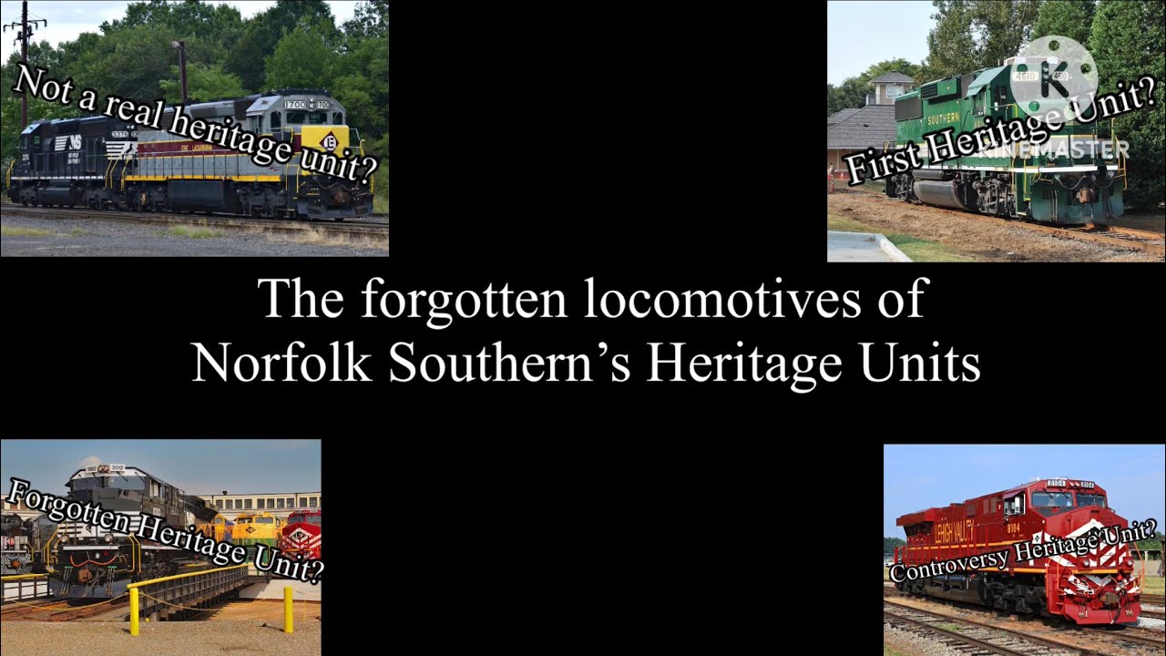 The forgotten locomotives of Norfolk Southern’s Heritage Units FT. @CSXCHSSubRailfan